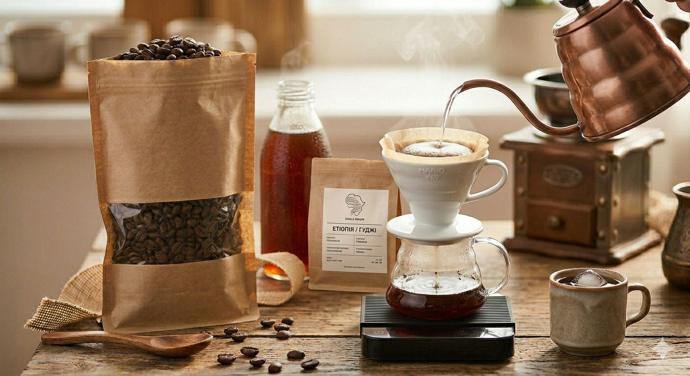 การดริปกาแฟ Single Origin ด้วยกรวยดริปสไตล์ร้านกาแฟสเปเชียลตี้